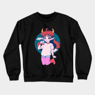 Cute Anime girl Crewneck Sweatshirt